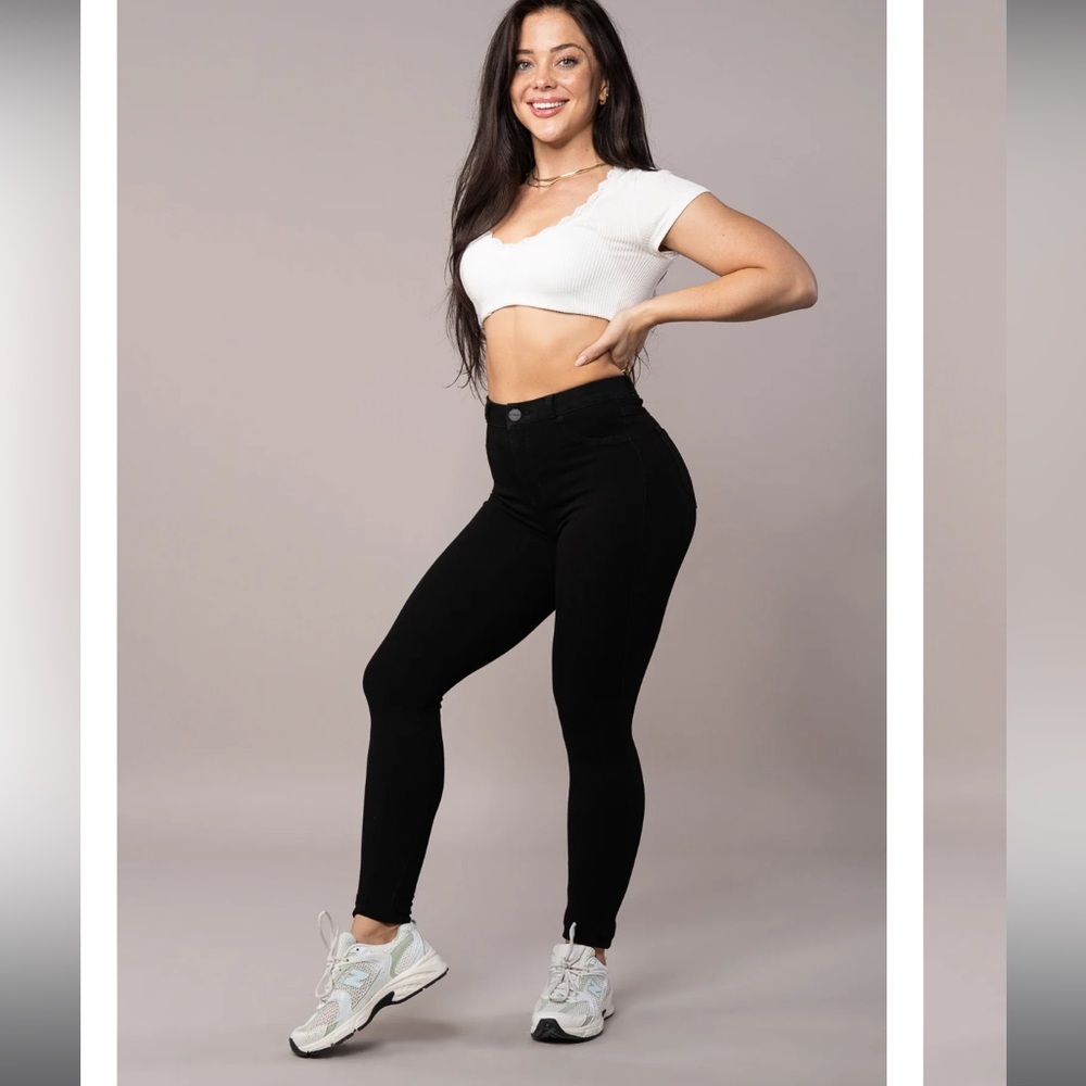 Fitjeans 360 V2 high waisted black size L